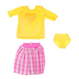 Max Handmade Cute T-shirt Miniskirt Underpants For 12inch Blythe Doll Accessory