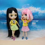 Max Handmade Cute T-shirt Miniskirt Underpants For 12inch Blythe Doll Accessory