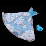 Max Fashion Sequin Gauzy Skirt Dress for 1/6 Blythe Doll Dress Up Accessory Blue