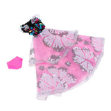 Max Fashion Sequin Gauzy Skirt Dress for 1/6 Blythe Doll Dress Up Accessory Pink