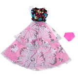 Max Fashion Sequin Gauzy Skirt Dress for 1/6 Blythe Doll Dress Up Accessory Pink