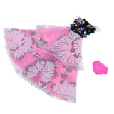 Max Fashion Sequin Gauzy Skirt Dress for 1/6 Blythe Doll Dress Up Accessory Pink
