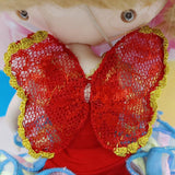 Max Fashion Floral Ballet Skirt Dress for 1/6 Blythe Doll Dress Up Accessory Red