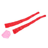 Max Fashion Floral Ballet Skirt Dress for 1/6 Blythe Doll Dress Up Accessory Red