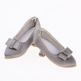 Max High Heels Pointed Shoes for 1/6 Blythe Azone OB24 Soldier Dolls Gray
