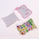 Max Doll Massage Table Pillow Set Cushion Rest Pad for 20-30cm Doll 3Pcs D