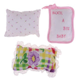 Max Doll Massage Table Pillow Set Cushion Rest Pad for 20-30cm Doll 3Pcs D