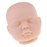 Max 22inch Reborn Head Sculpt Newborn Sleeping Baby Doll Head Mold Unpainted #2