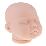 Max 22inch Reborn Head Sculpt Newborn Sleeping Baby Doll Head Mold Unpainted #2