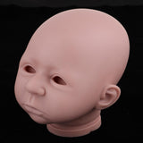 Max 18inch Reborn Head Sculpt Newborn Awake Baby Doll Head Mold Unpainted DIY