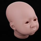 Max 18inch Reborn Head Sculpt Newborn Awake Baby Doll Head Mold Unpainted DIY
