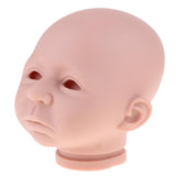 Max 18inch Reborn Head Sculpt Newborn Awake Baby Doll Head Mold Unpainted DIY