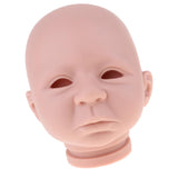 Max 18inch Reborn Head Sculpt Newborn Awake Baby Doll Head Mold Unpainted DIY