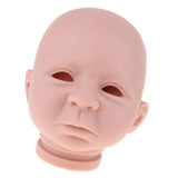 Max 18inch Reborn Head Sculpt Newborn Awake Baby Doll Head Mold Unpainted DIY
