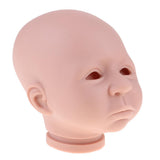 Max 18inch Reborn Head Sculpt Newborn Awake Baby Doll Head Mold Unpainted DIY