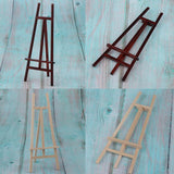 Max 1/12 Miniature Wood Artists Easel Painting Holder Dollhouse Decor Redwood