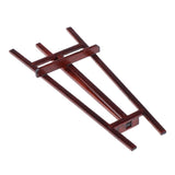 Max 1/12 Miniature Wood Artists Easel Painting Holder Dollhouse Decor Redwood