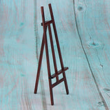 Max 1/12 Miniature Wood Artists Easel Painting Holder Dollhouse Decor Redwood