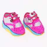 Max Doll Sports Shoes for 1/6 Blythe Dolls Dress up Clothing Accessory Rose Red