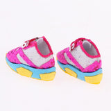 Max Doll Sports Shoes for 1/6 Blythe Dolls Dress up Clothing Accessory Rose Red
