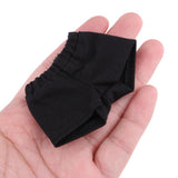 Max 2pcs Fashion Long Trouser Short Pants Suit for 1/6 BJD Girl Dolls Black