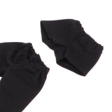 Max 2pcs Fashion Long Trouser Short Pants Suit for 1/6 BJD Girl Dolls Black
