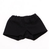 Max 2pcs Fashion Long Trouser Short Pants Suit for 1/6 BJD Girl Dolls Black