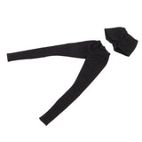 Max 2pcs Fashion Long Trouser Short Pants Suit for 1/6 BJD Girl Dolls Black