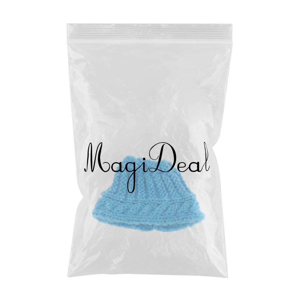 Max 1/6 Warm Knitted Doll Winter Hat for 30cm Doll Clothes Accessories Blue