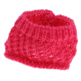 Max 1/6 Warm Knitted Doll Winter Hat for 30cm Doll Clothes Accessories Rose Red