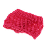 Max 1/6 Warm Knitted Doll Winter Hat for 30cm Doll Clothes Accessories Rose Red