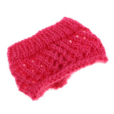 Max 1/6 Warm Knitted Doll Winter Hat for 30cm Doll Clothes Accessories Rose Red