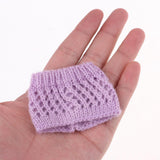 Max 1/6 Warm Knitted Doll Winter Hat for 30cm Doll Clothes Accessories Purple