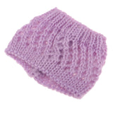 Max 1/6 Warm Knitted Doll Winter Hat for 30cm Doll Clothes Accessories Purple