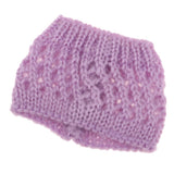 Max 1/6 Warm Knitted Doll Winter Hat for 30cm Doll Clothes Accessories Purple