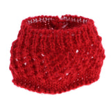 Max 1/6 Warm Knitted Doll Winter Hat for 30cm Doll Clothes Accessories Wine Red