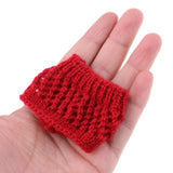 Max 1/6 Warm Knitted Doll Winter Hat for 30cm Doll Clothes Accessories Wine Red