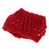 Max 1/6 Warm Knitted Doll Winter Hat for 30cm Doll Clothes Accessories Wine Red