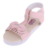 Maxbell Doll Sandals, Doll Shoes Fits 1/3 BJD Girl Dolls, PU Leather Bowknot Shoes Sandals (Pink)
