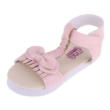 Maxbell Doll Sandals, Doll Shoes Fits 1/3 BJD Girl Dolls, PU Leather Bowknot Shoes Sandals (Pink)