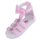 Max 1/3 BJD Ankle Strape Shoes Sandals For Night Lolita Dolls Pink Star