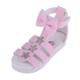 Max 1/3 BJD Ankle Strape Shoes Sandals For Night Lolita Dolls Pink Star
