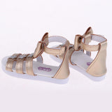 Max 1/3 BJD Ankle Strape Shoes Sandals For Night Lolita Dolls Champagne Gold