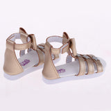 Max 1/3 BJD Ankle Strape Shoes Sandals For Night Lolita Dolls Champagne Gold