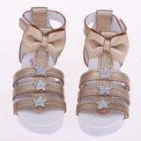 Max 1/3 BJD Ankle Strape Shoes Sandals For Night Lolita Dolls Champagne Gold