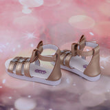 Max 1/3 BJD Ankle Strape Shoes Sandals For Night Lolita Dolls Champagne Gold