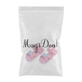 Max 1/3 BJD Ankle Strape Shoes Sandals For Night Lolita Dolls Pink Flower