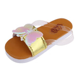 Max Stylish 1/3 BJD Shoes PU Slippers Sandals Flats For Dollfie Accessory Gold