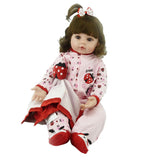 Max 58cm 23inch Reborn Doll Girl Body in Pink Clothes Doll Best Gifts Toys