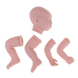 Max 19" Unpainted Reborn Kit Newborn Baby Doll with Head 3/4 Arms Full Legs
